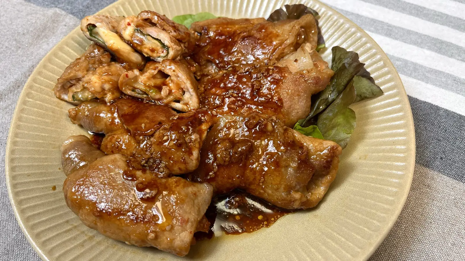 豚キムチーズ焼き