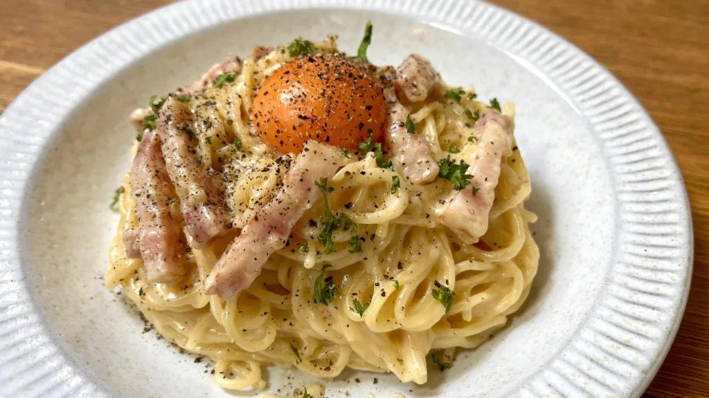 チーズクリームパスタ