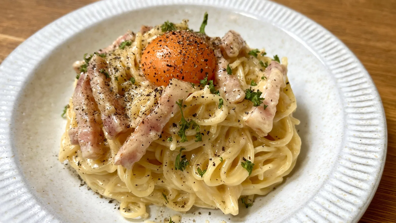 チーズクリームパスタ