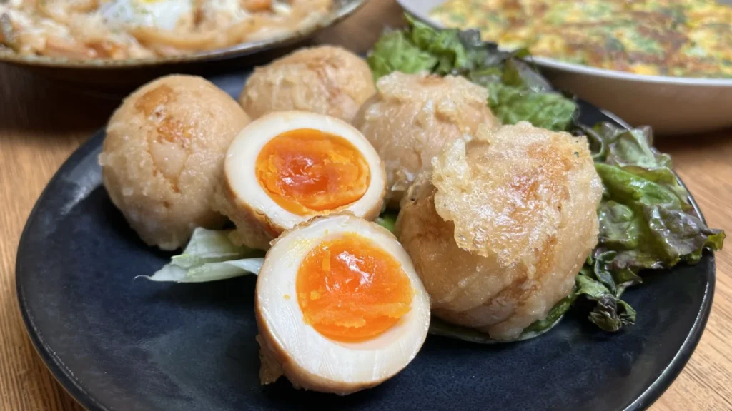 煮卵のからあげ