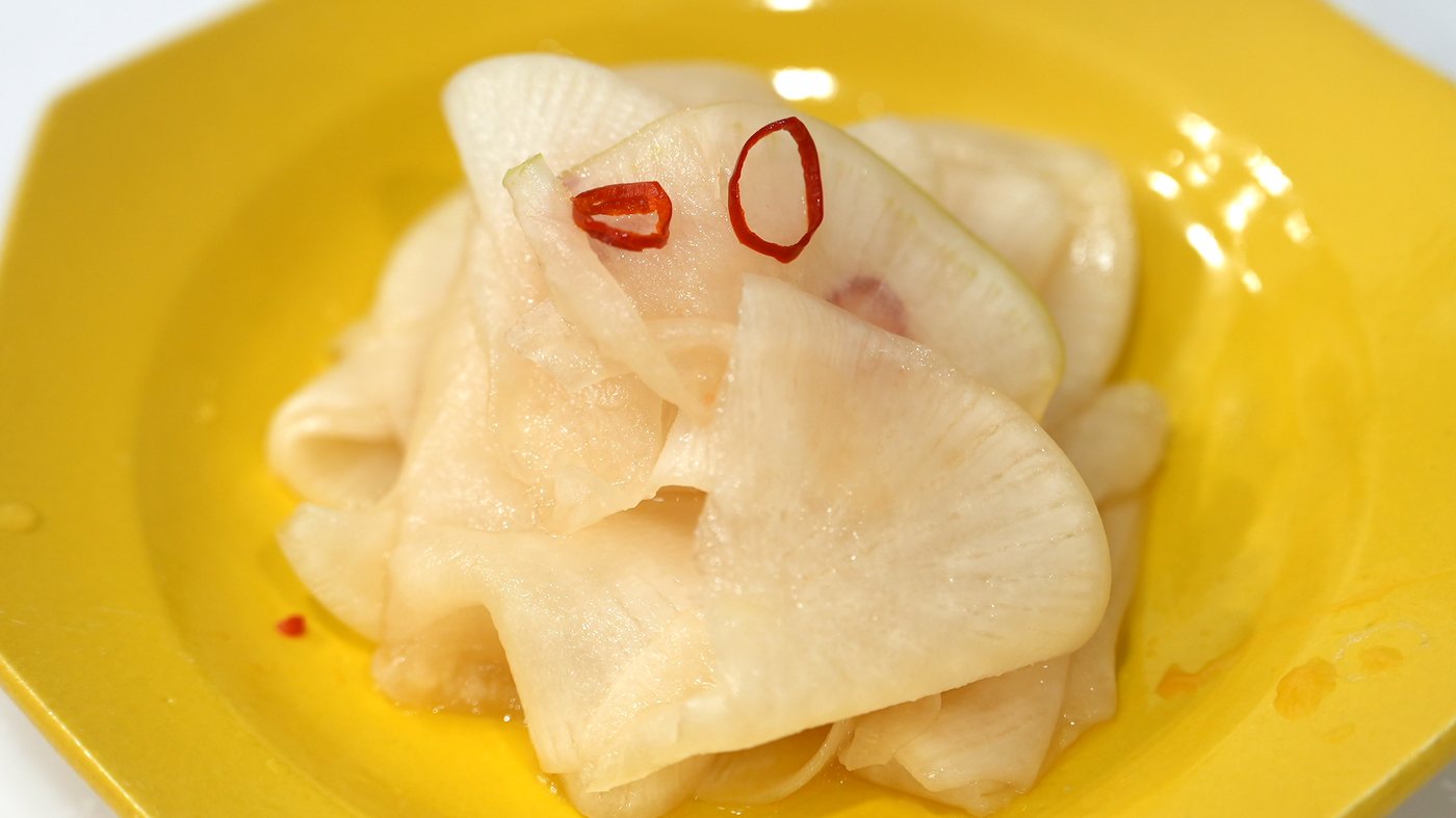 大根のはりはり漬け 柚子風味