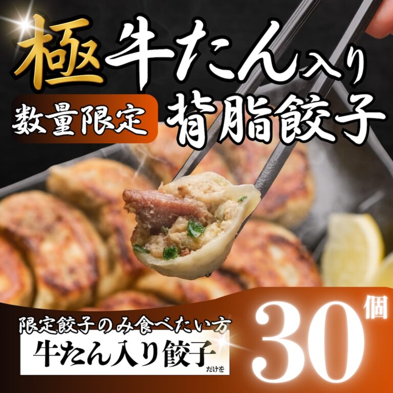牛たん入り餃子のみ 30個
