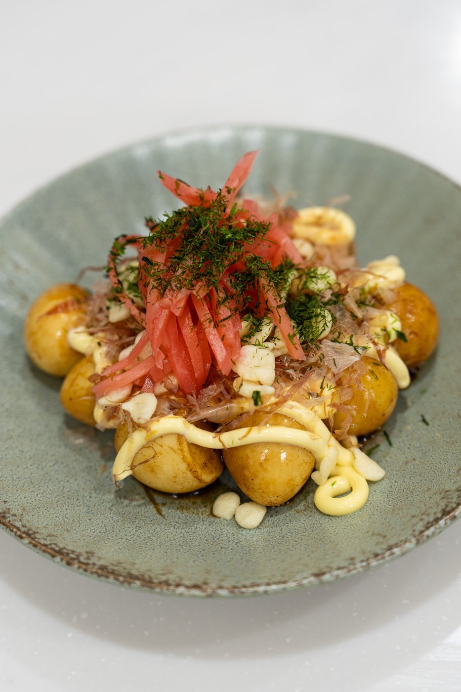 焼きそば粉ソースのうずら味玉