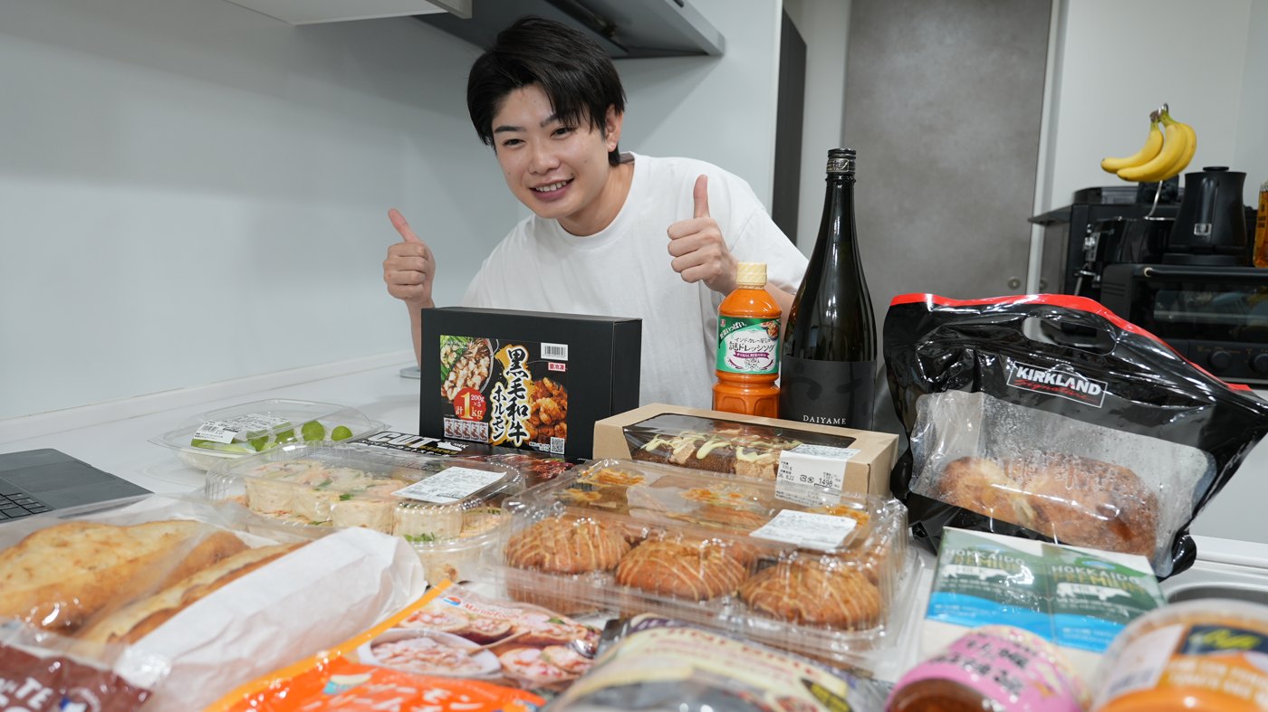 コストコで買った22点とぴーきち