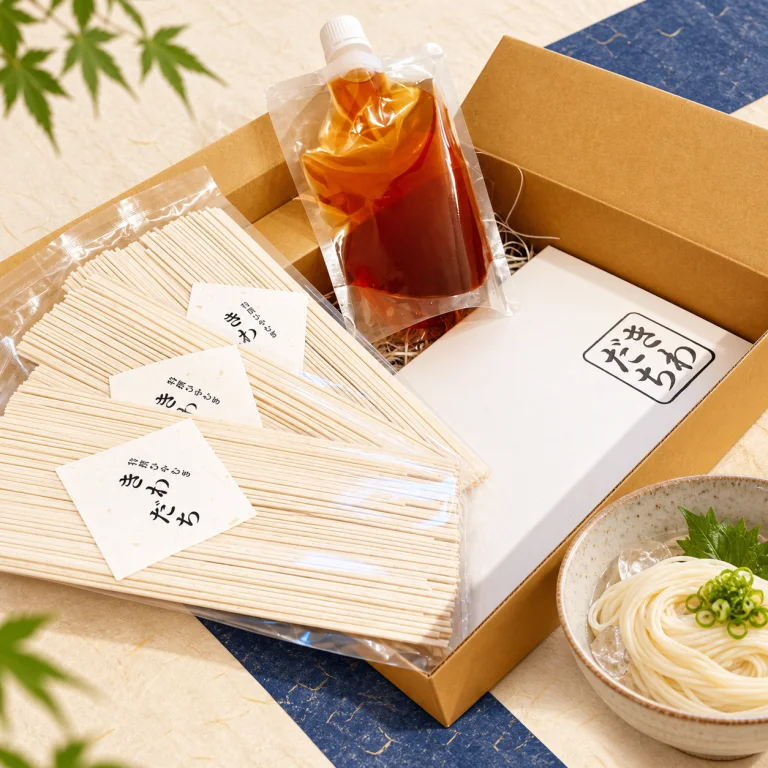 ひやむぎ 食べ比べセット