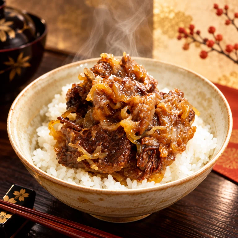 とろける なにわ黒牛のすき焼き